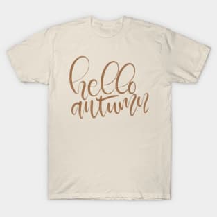 Hello Autumn Design T-Shirt